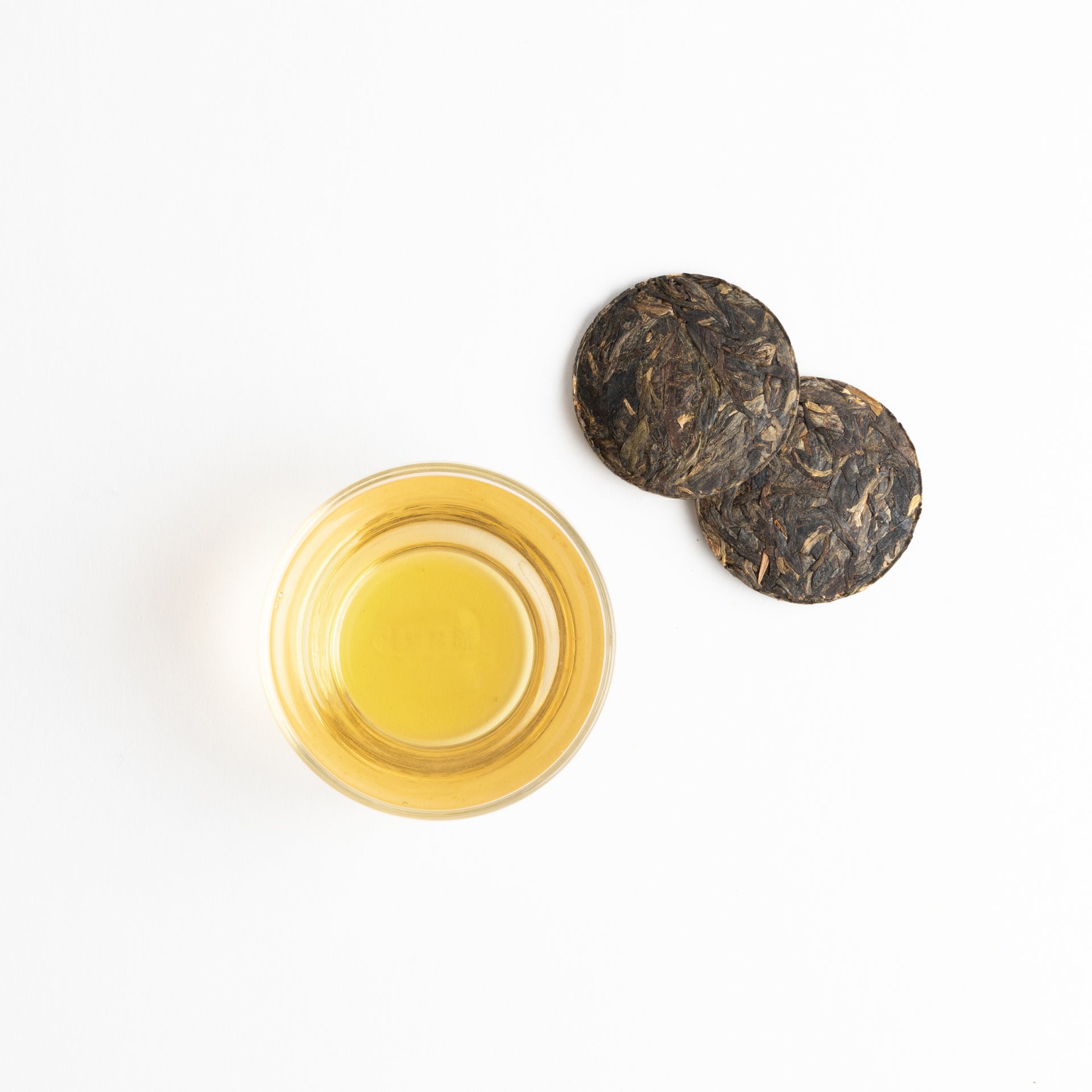 2012 Yunnan Menghai Mini Raw PU'ER Disc (7 Per Tube)