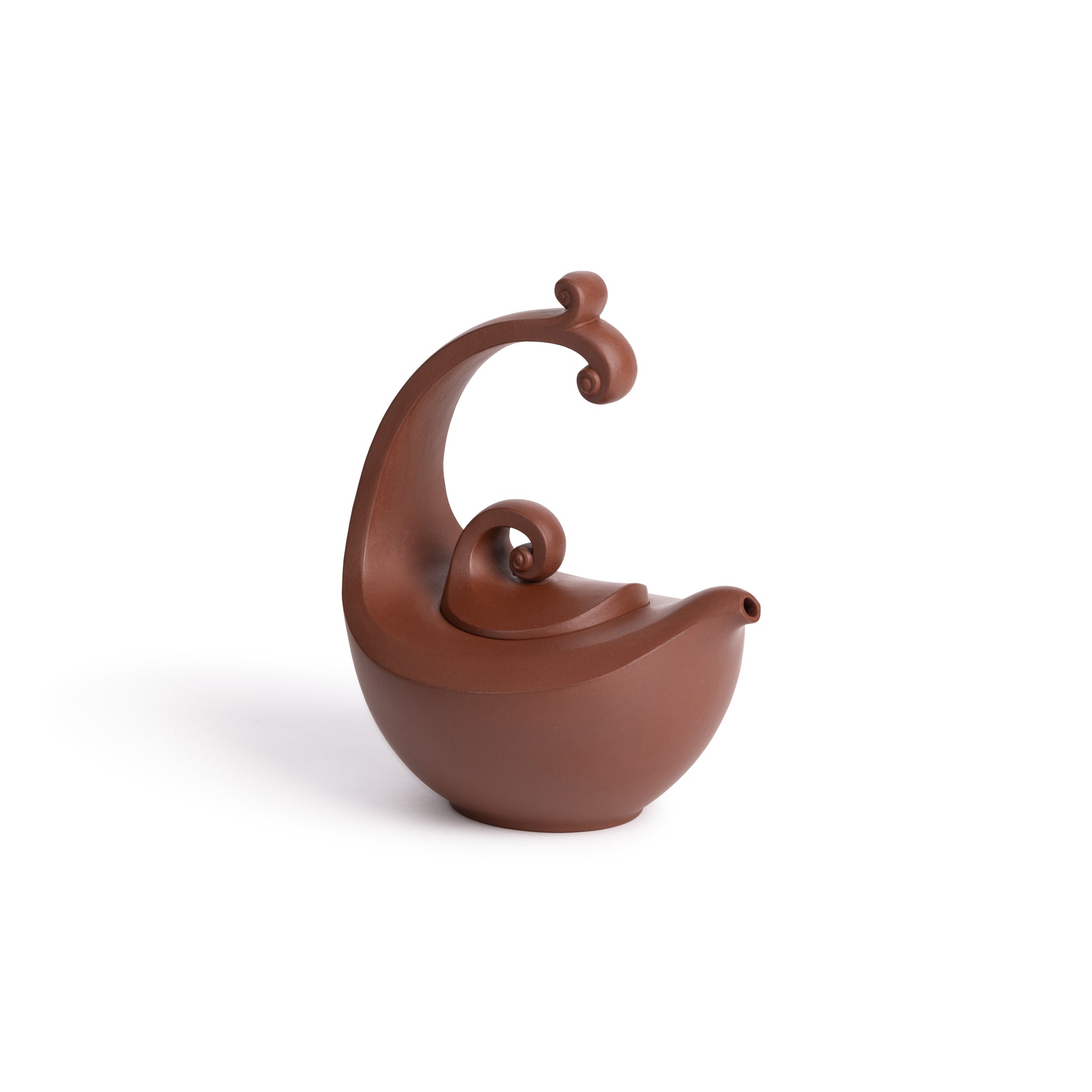 FMT & Yixing Master Yang Xiufen's  Handmade Purple Clay Teapot Collection - Surging Waves