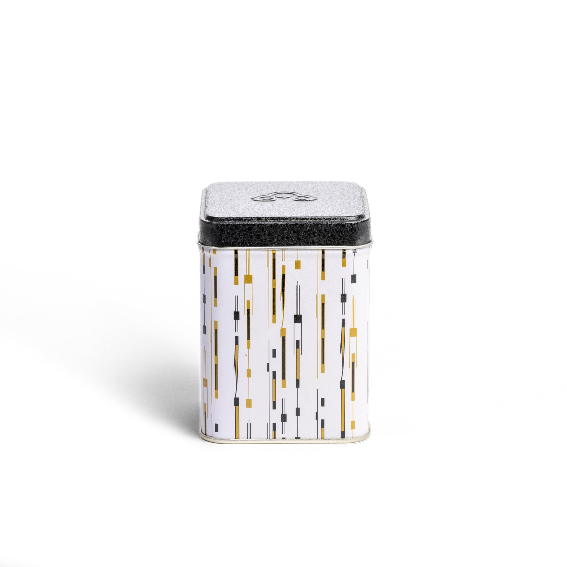 福茗堂四方罐(白色)