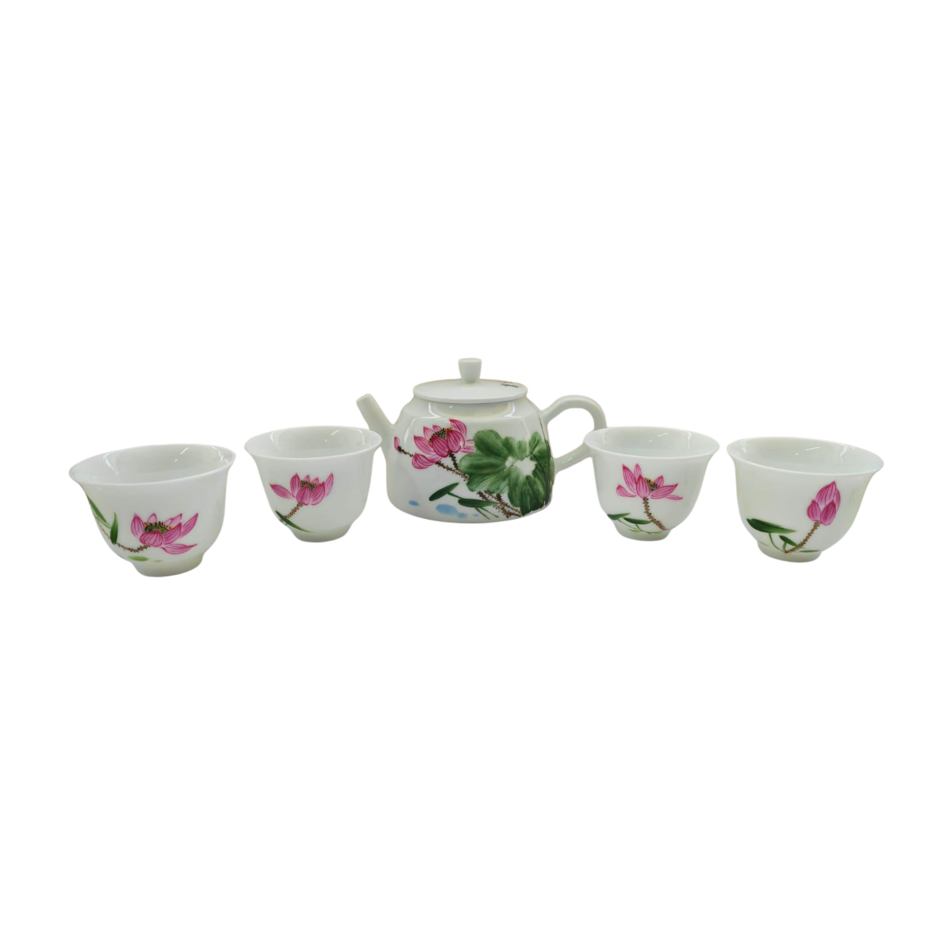 Everlasting Fragrance Teaware Set (Teapot with Four Tea Cups)