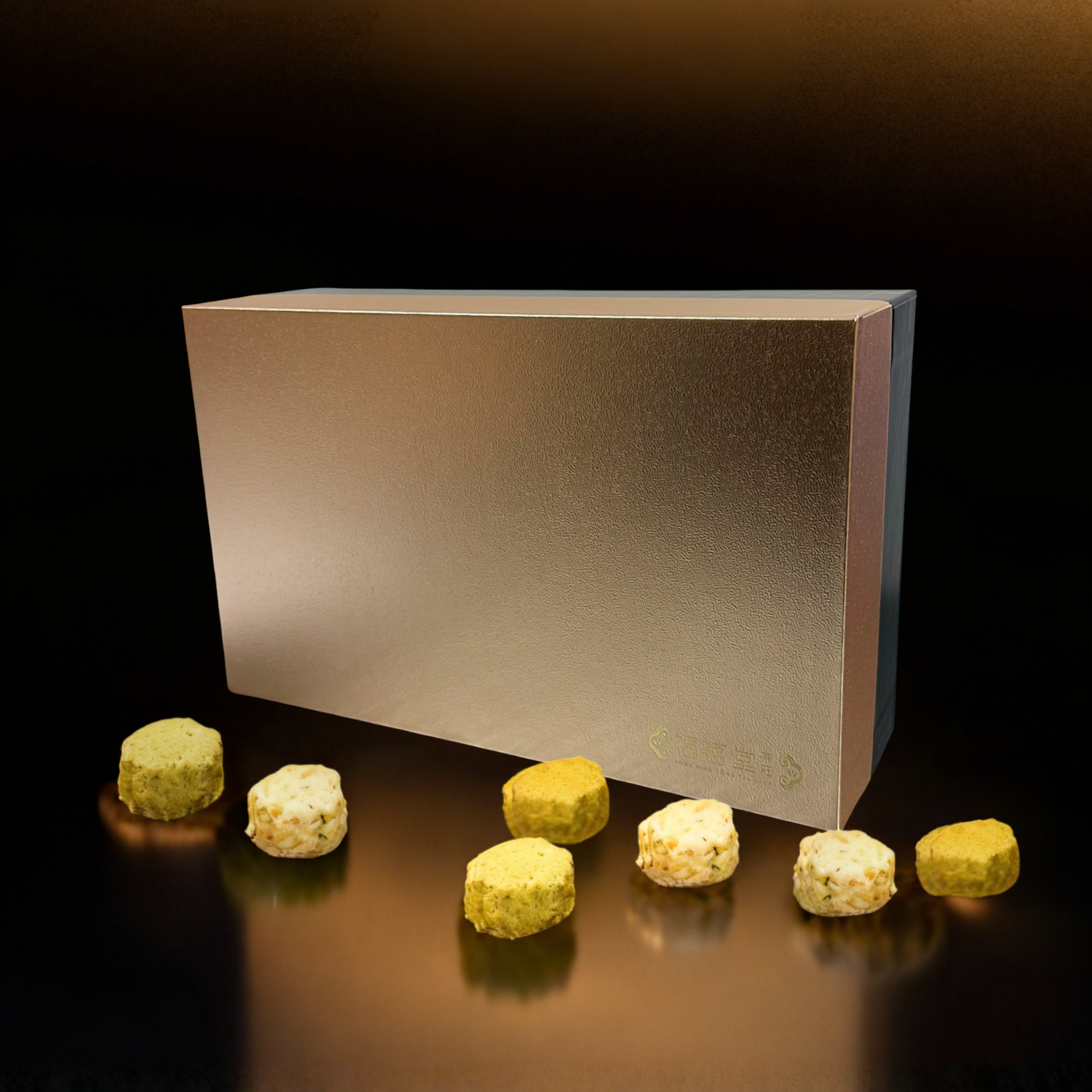 福茗堂茶味小杏餅 (茉莉花、龍井和鐵觀音)